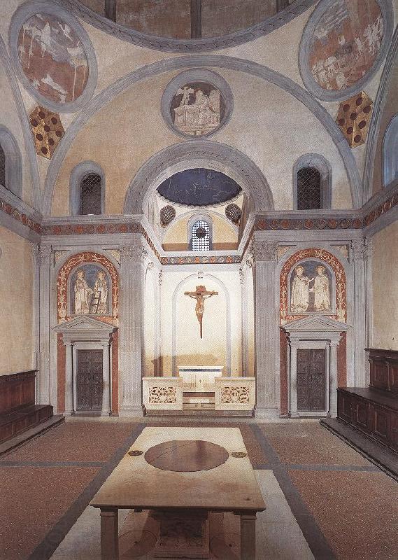 BRUNELLESCHI, Filippo Old Sacristy fd oil painting picture
